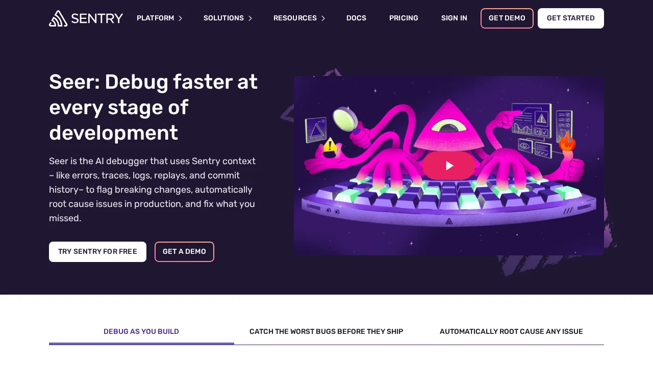 Sentry Seer AI screenshot 1