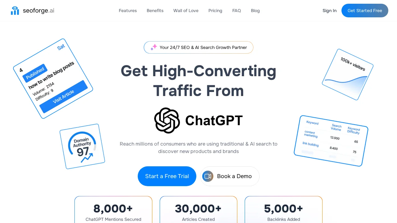 SEOForge.ai screenshot 1