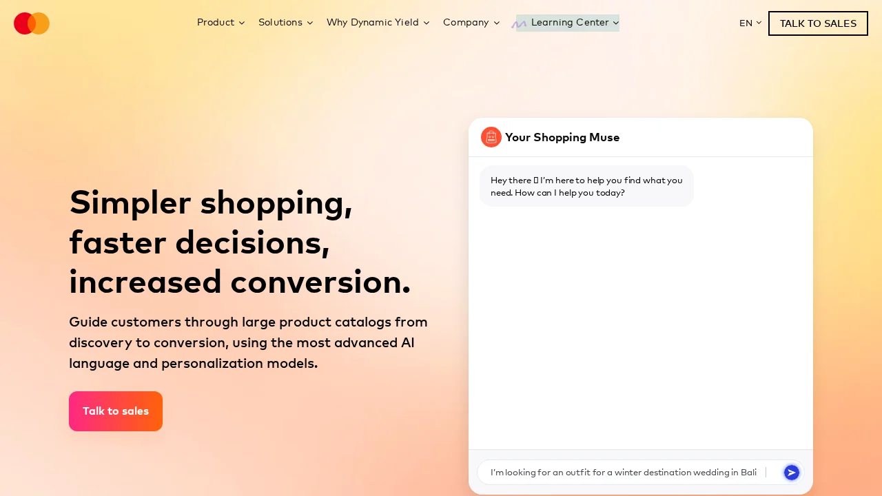 Shopping Muse by Dynamic Yield screenshot 1