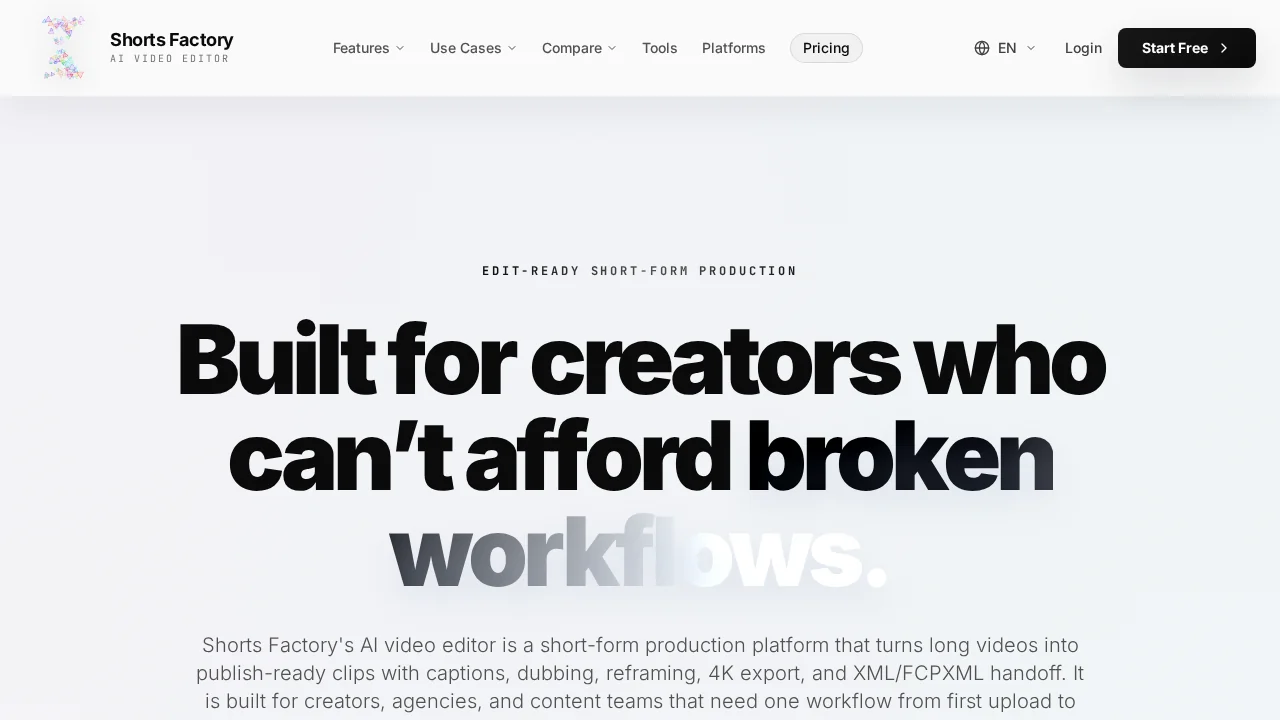 Shorts Factory screenshot 1