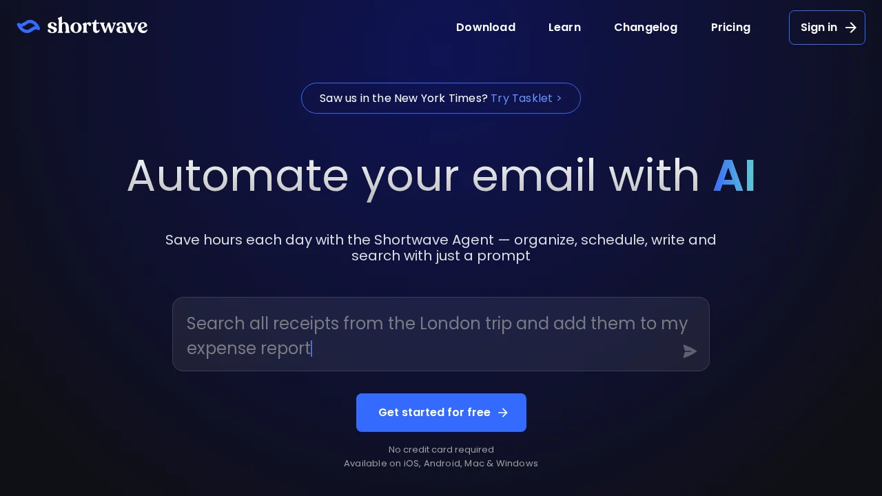 Shortwave screenshot 1