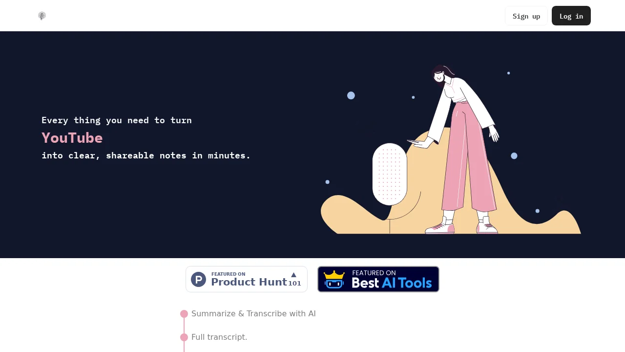 Shownotes screenshot 1