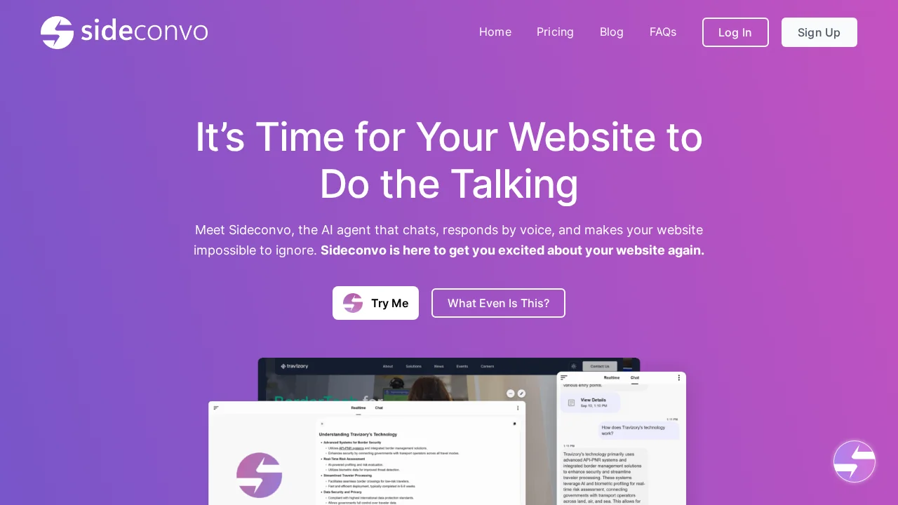 Sideconvo screenshot 1