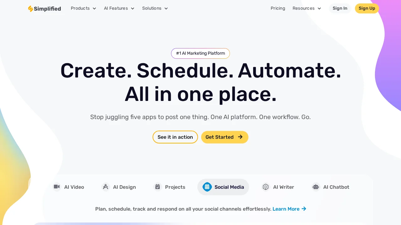 Simplified screenshot 1