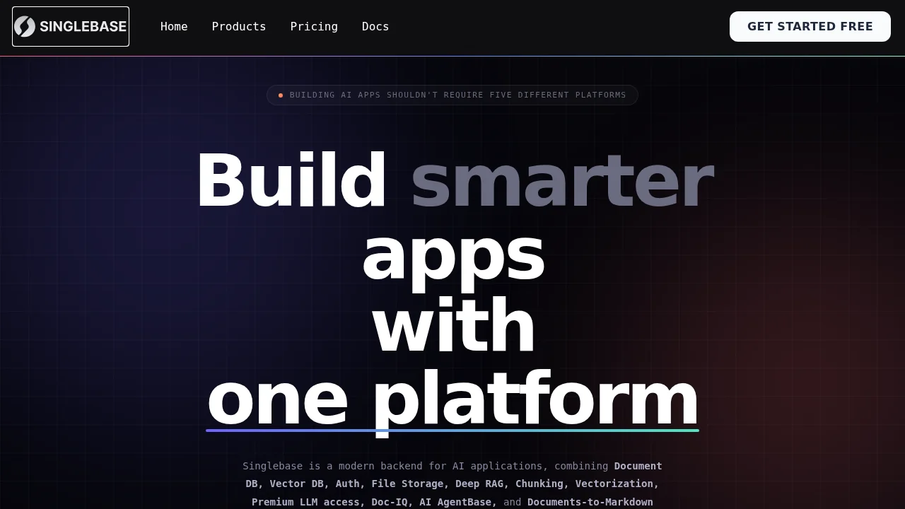 Singlebase screenshot 1