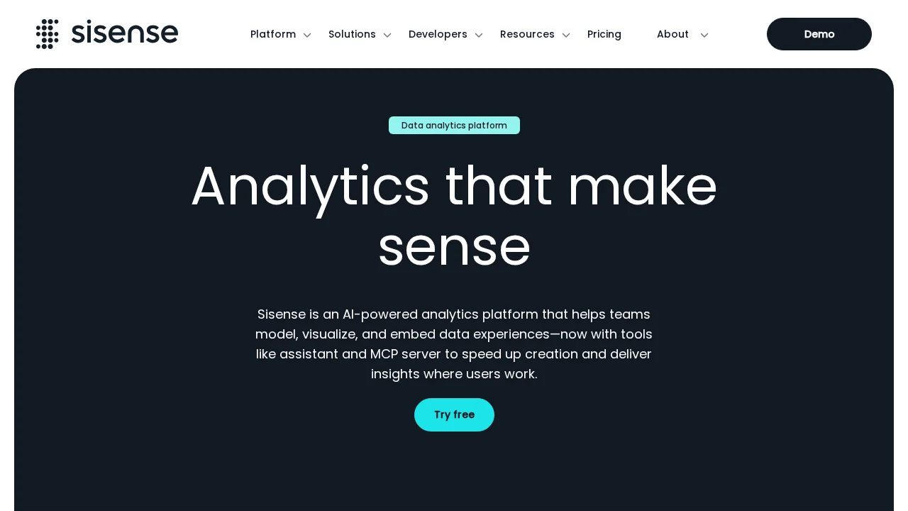 Sisense screenshot 1