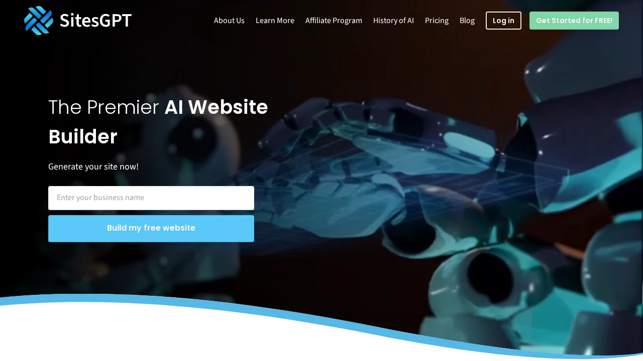 SitesGPT.com screenshot 1