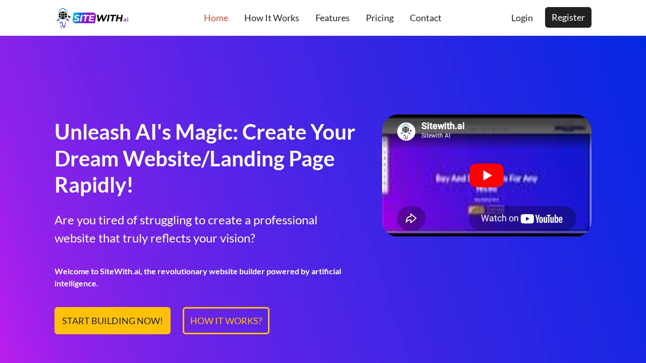 Sitewith.ai screenshot 1