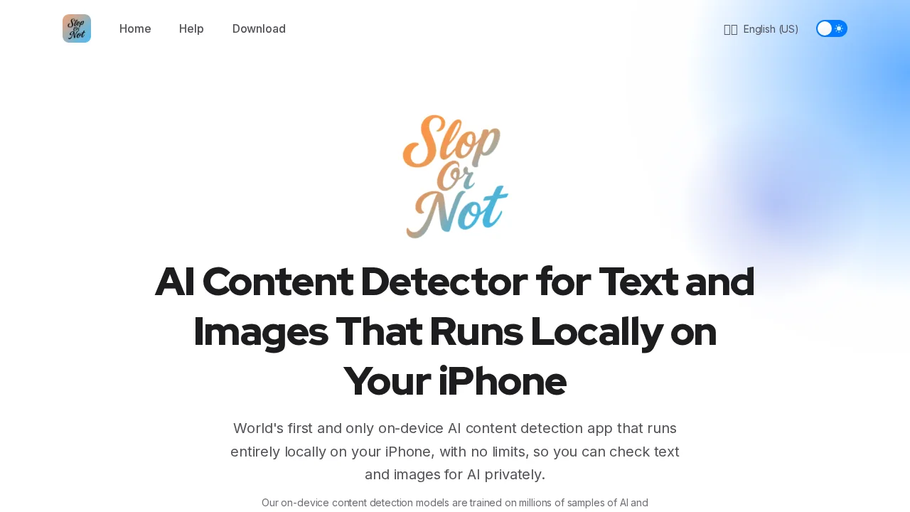 Slop Or Not AI screenshot 1