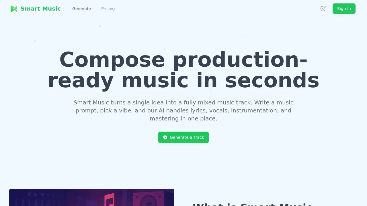 Smart Music Generator screenshot 1