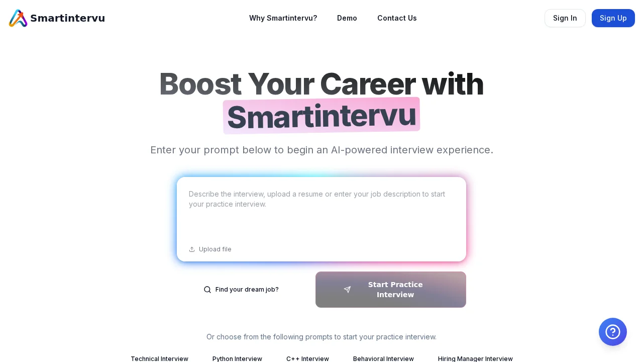SmartIntervu screenshot 1