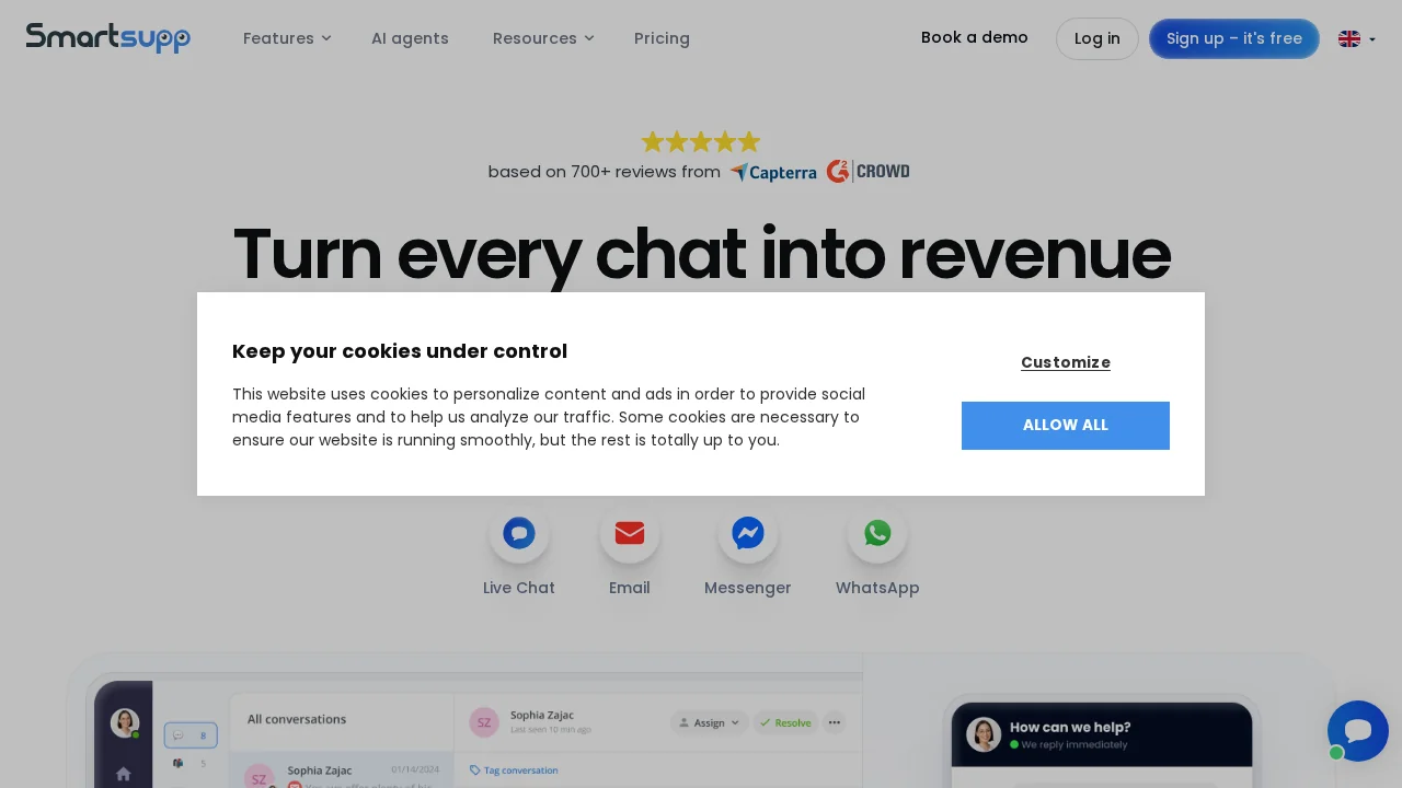 Smartsupp screenshot 1