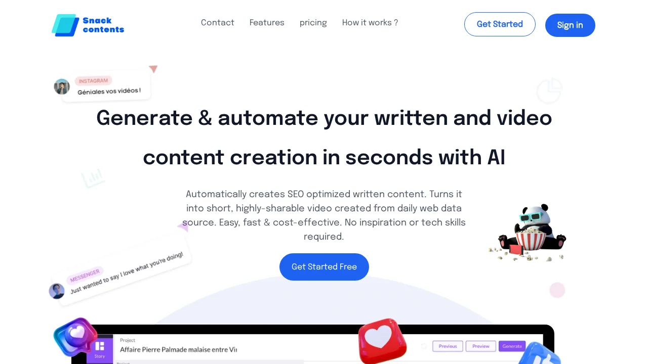Snack Contents screenshot 1