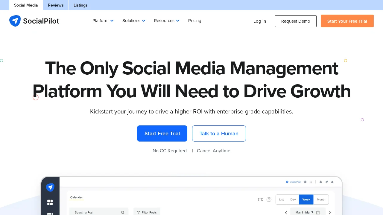 SocialPilot screenshot 1