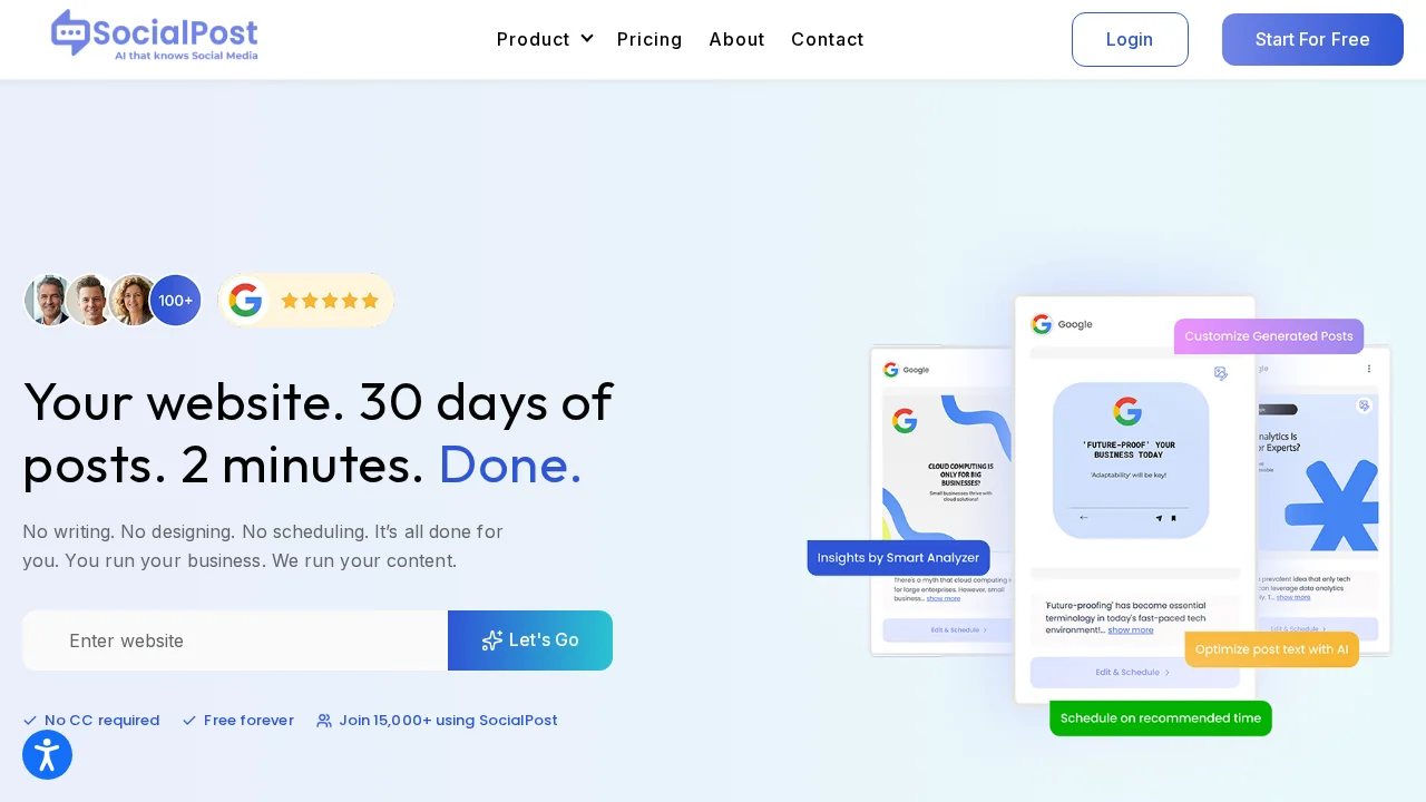 SocialPost screenshot 1