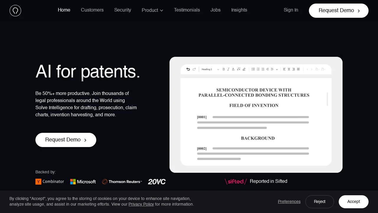 Solve Intelligence screenshot 1