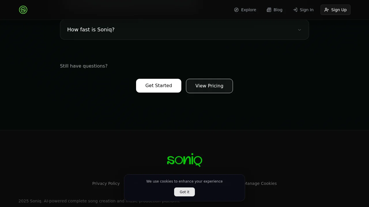 Soniq Chat screenshot 1