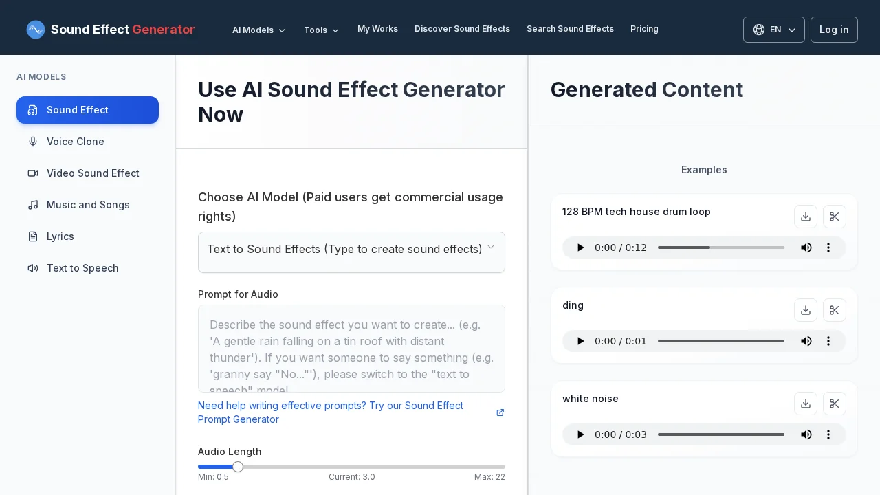 Sound Effect Generator screenshot 1