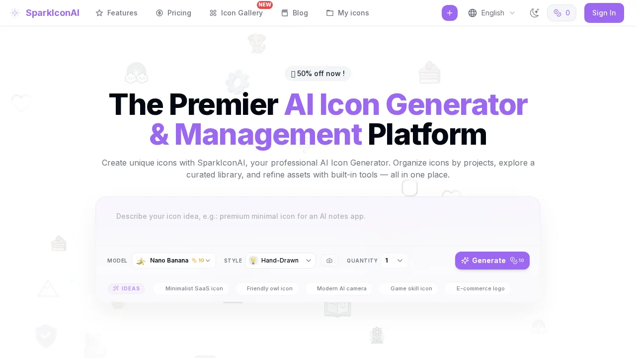 SparkIcon AI screenshot 1