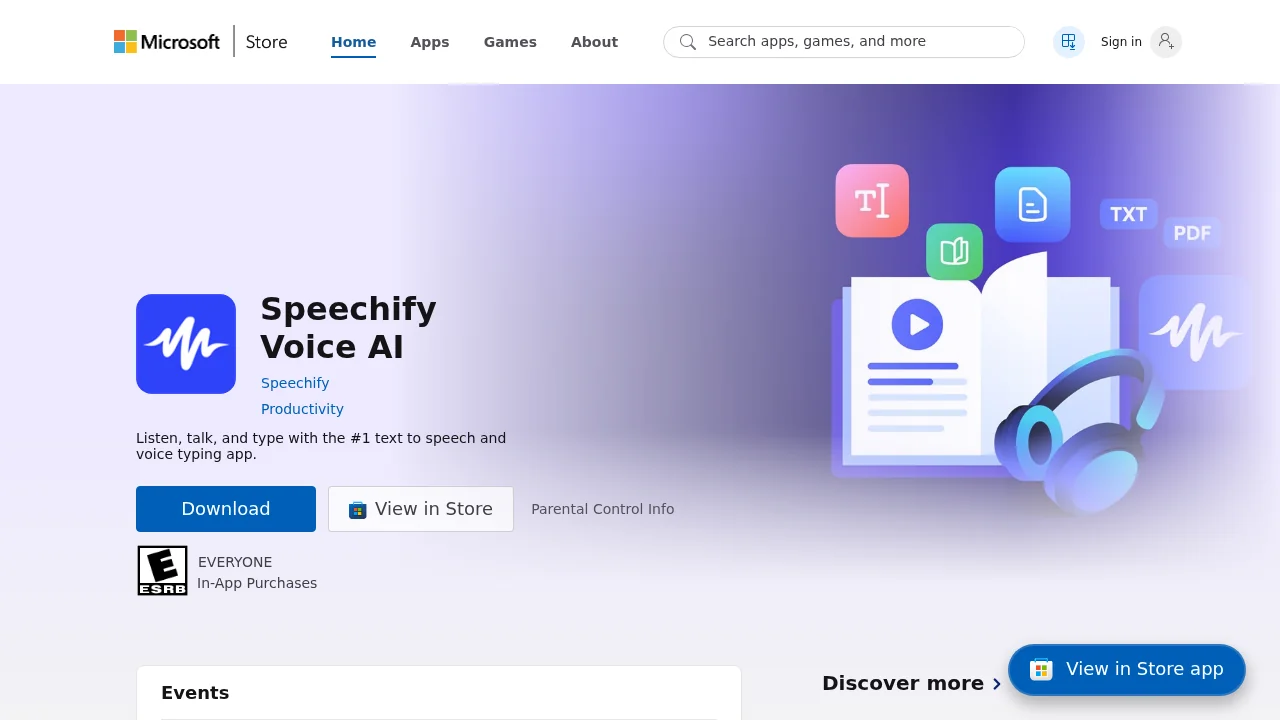 Speechify Voice AI screenshot 1