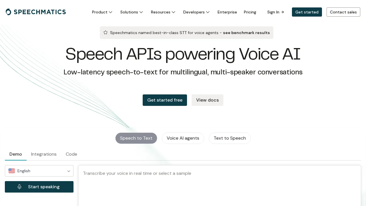 Speechmatics screenshot 1