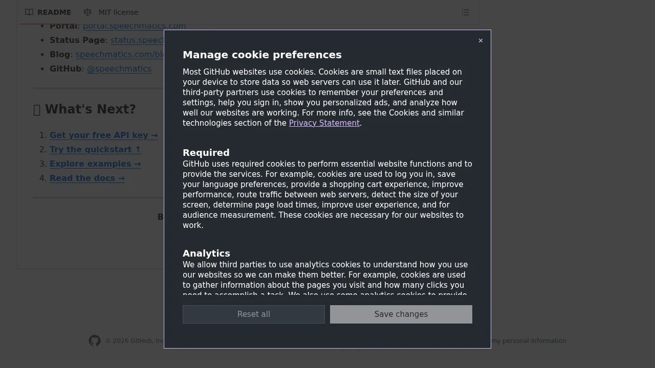 Speechmatics | Python SDK screenshot 1