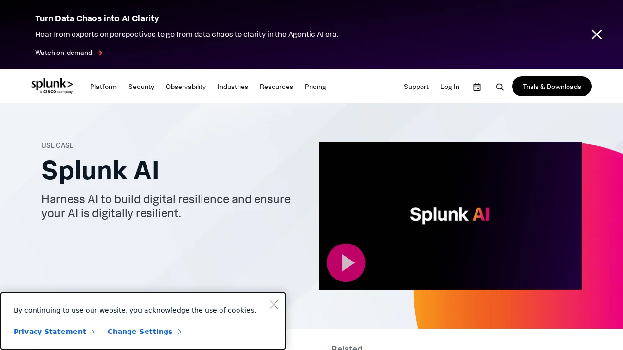 Splunk AI screenshot 1