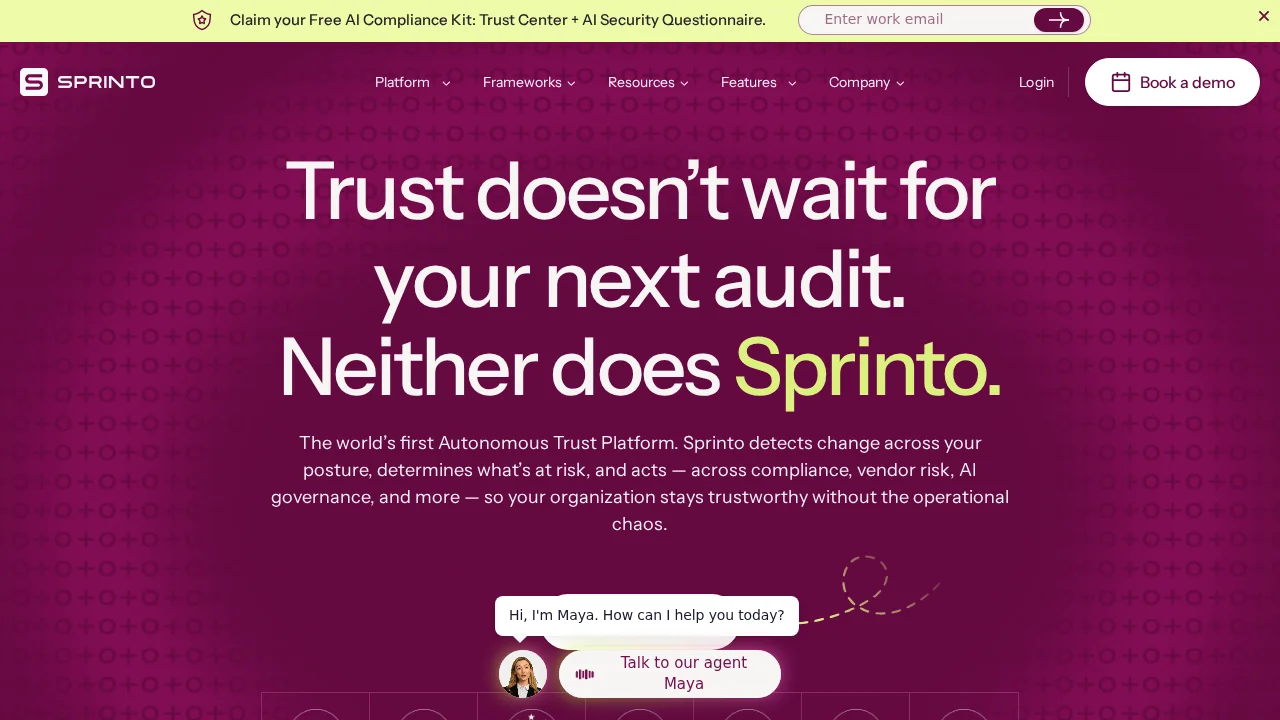 Sprinto screenshot 1