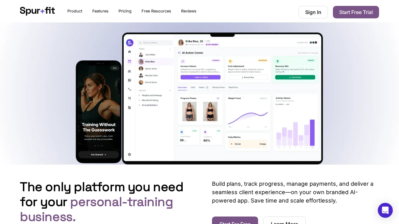 Spur.Fit screenshot 1