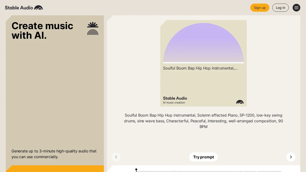 Stable Audio screenshot 1