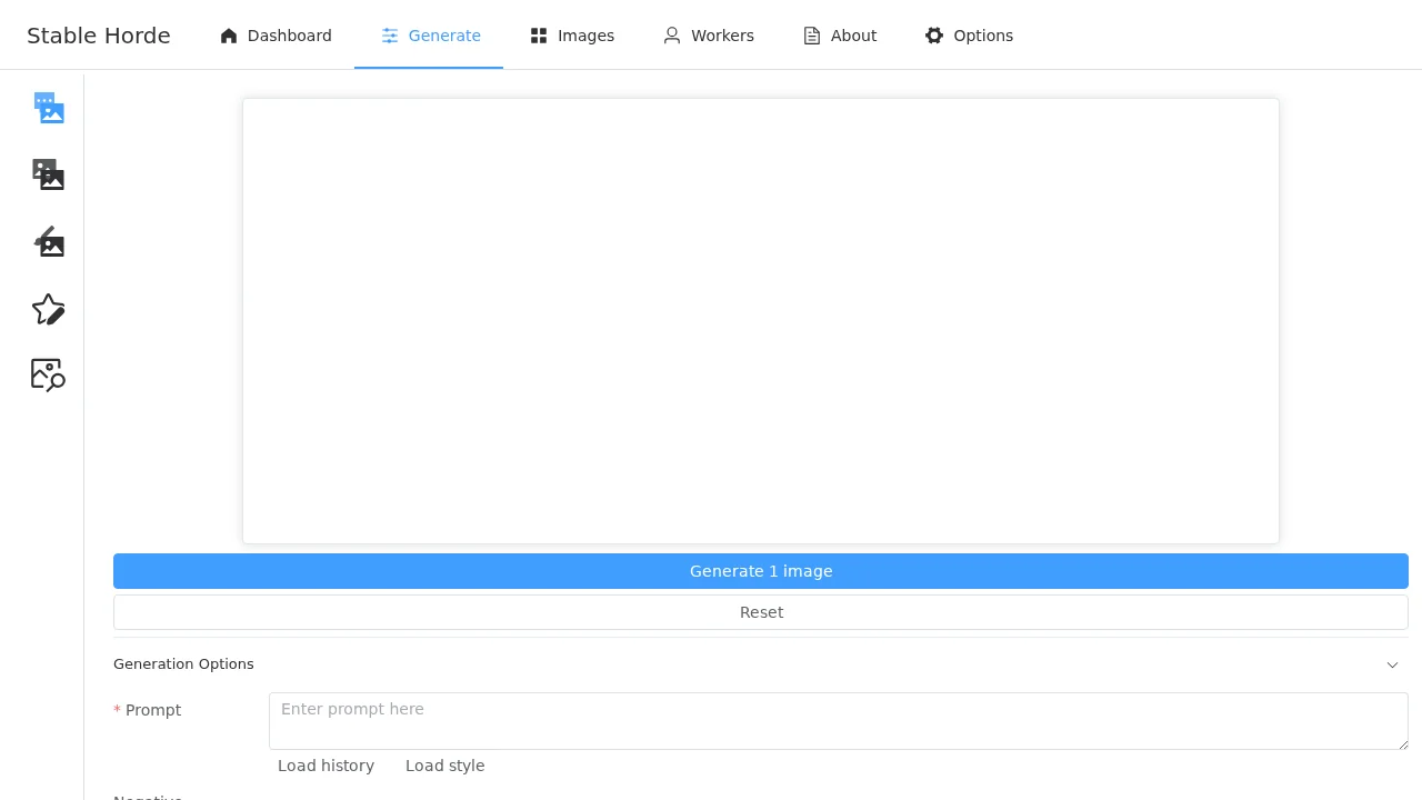 Stable UI screenshot 1