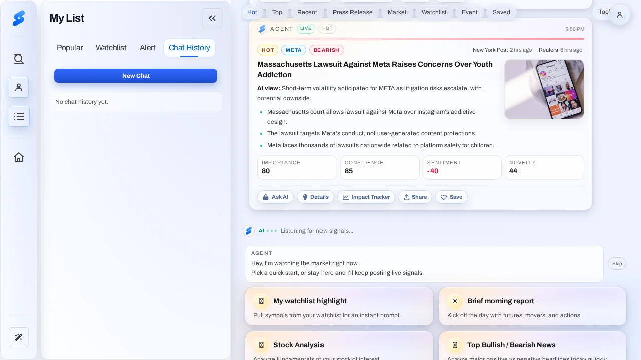 StockNewsAI screenshot 1