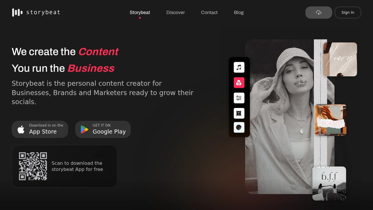 Storybeat screenshot 1