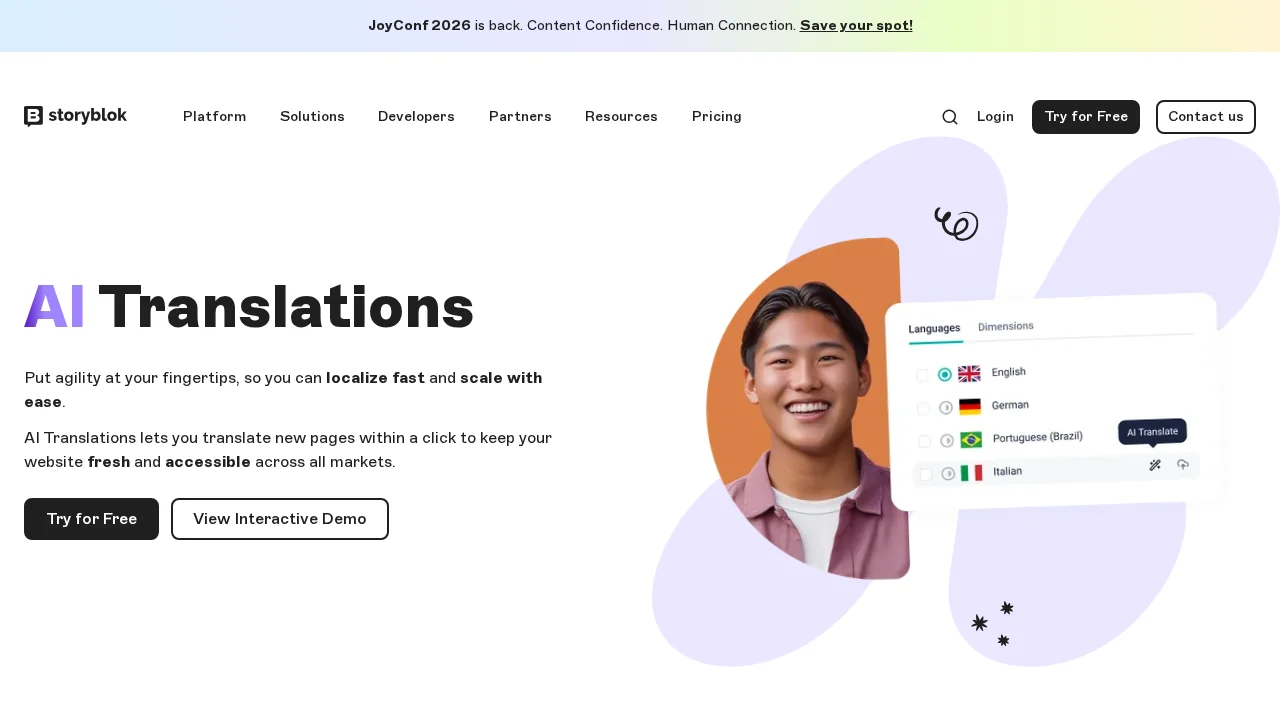 Storyblok AI Translations screenshot 1