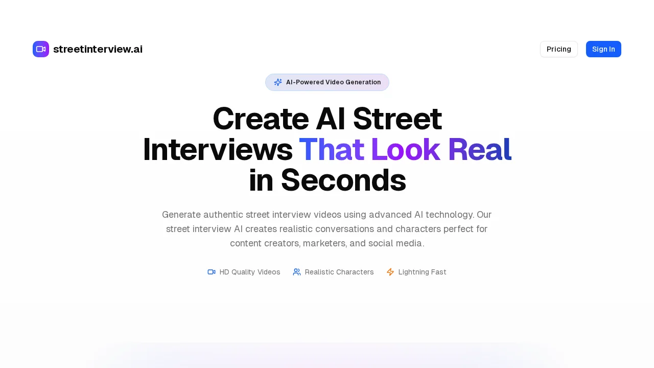 Street Interview AI screenshot 1