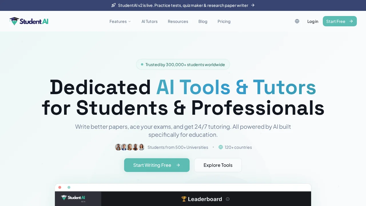 Student AI screenshot 1