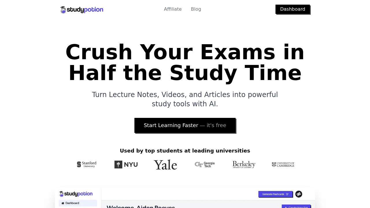 Study Potion AI screenshot 1
