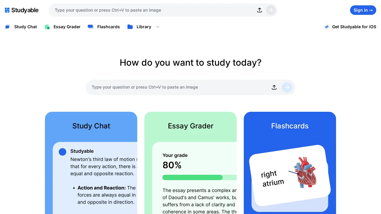 Studyable screenshot 1