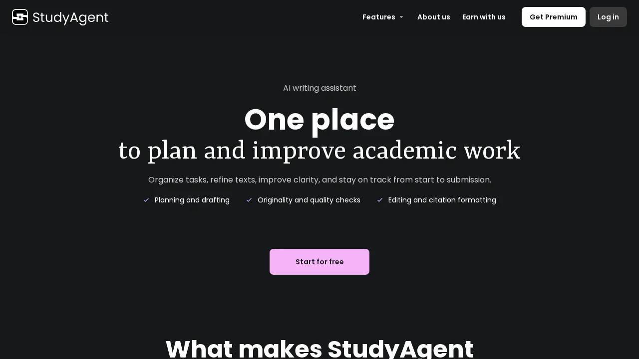 StudyAgent screenshot 1