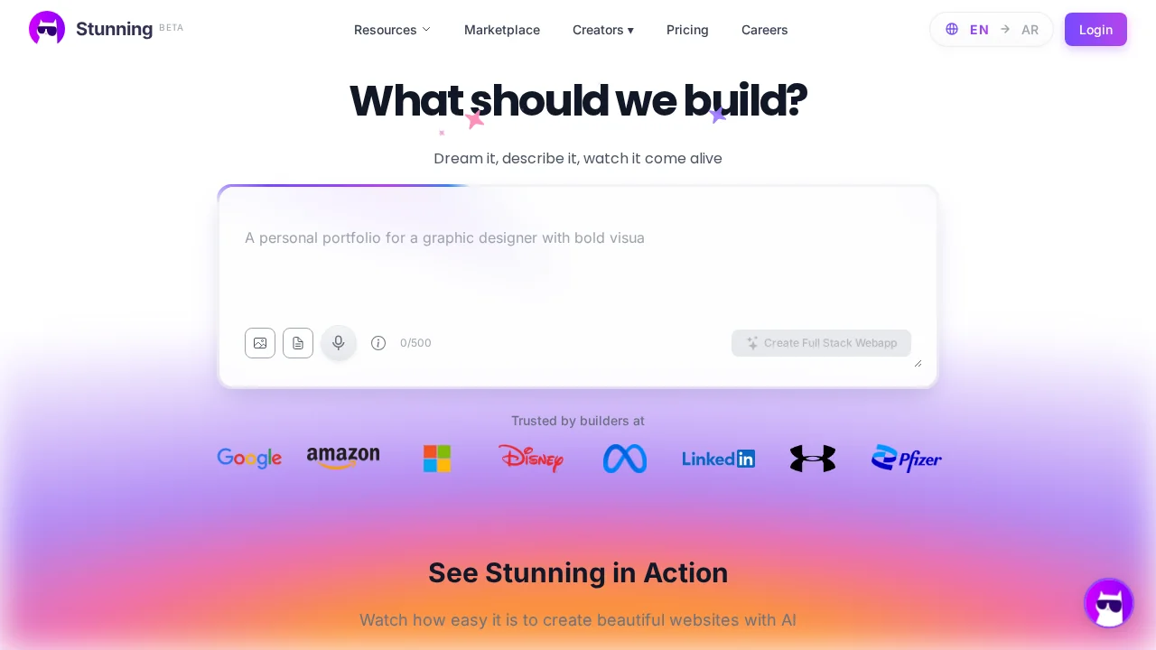 Stunning screenshot 1