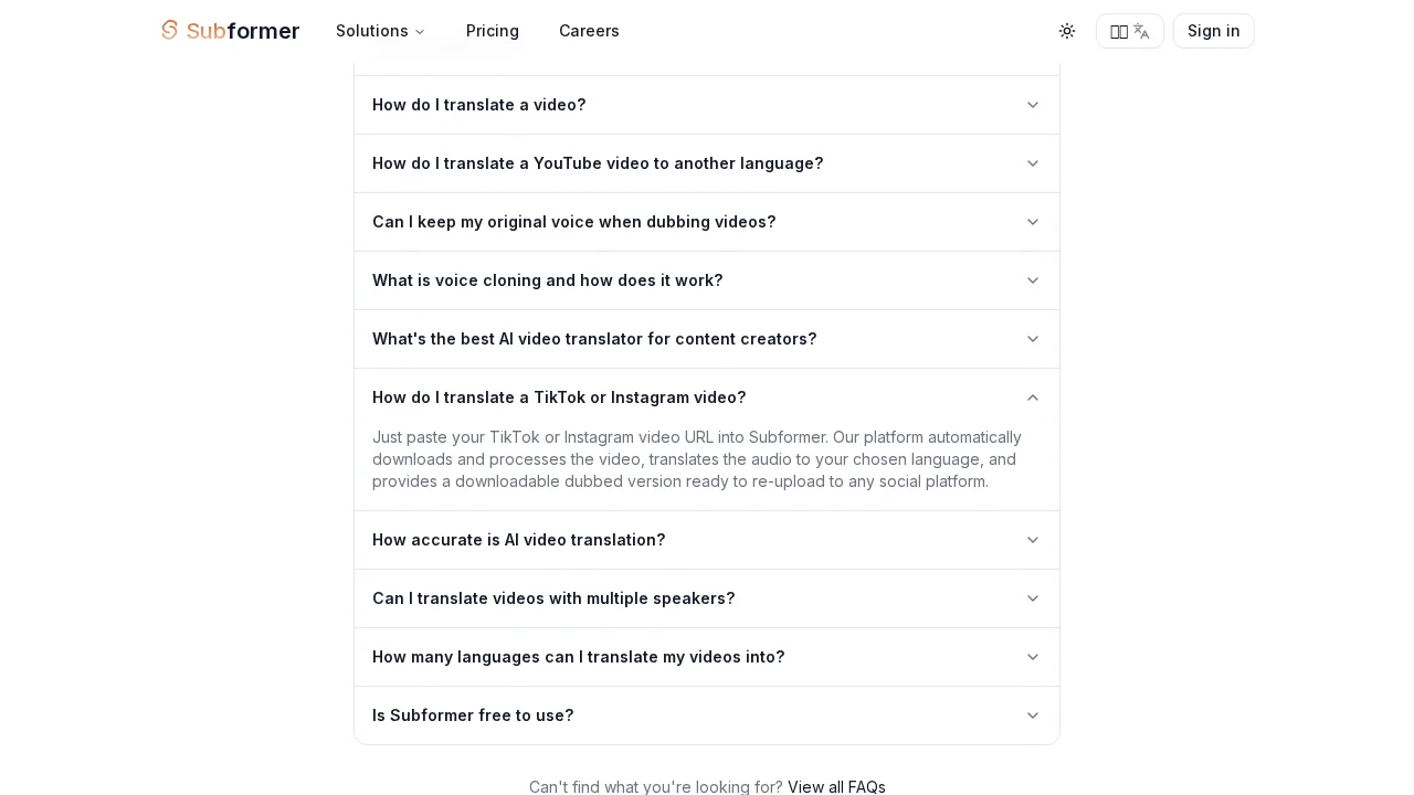 Subformer screenshot 1