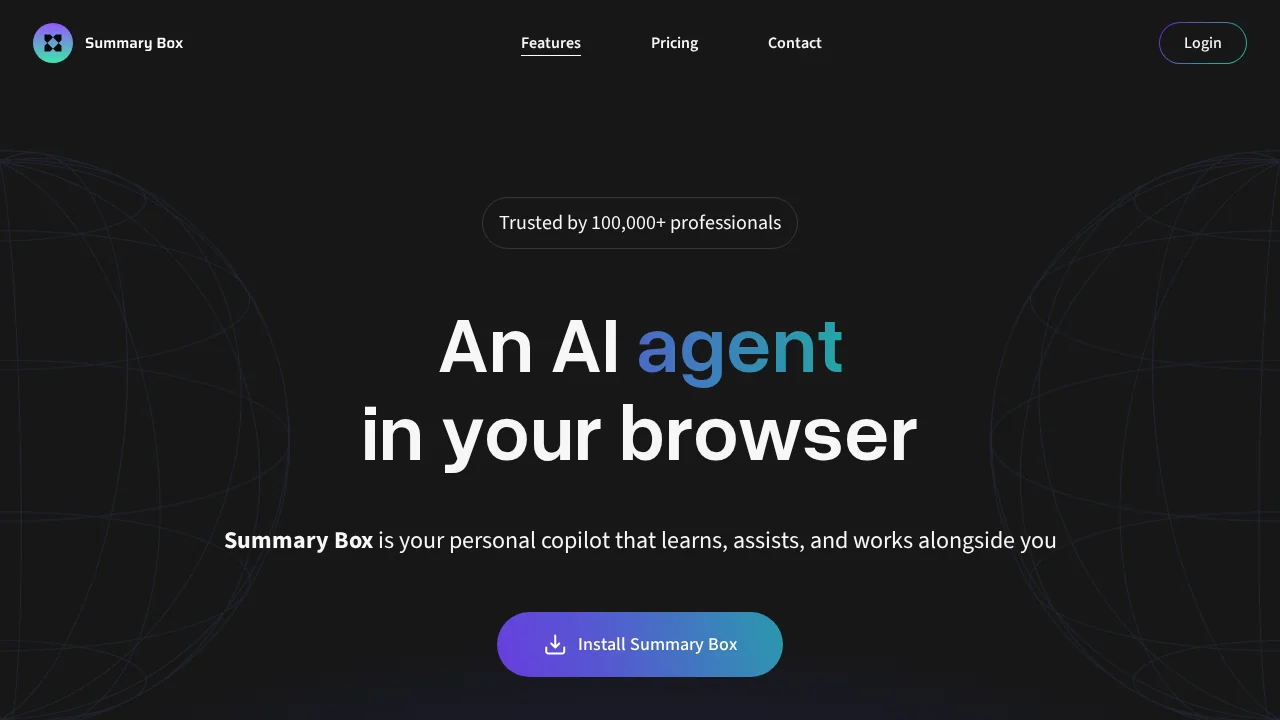 Summary Box screenshot 1