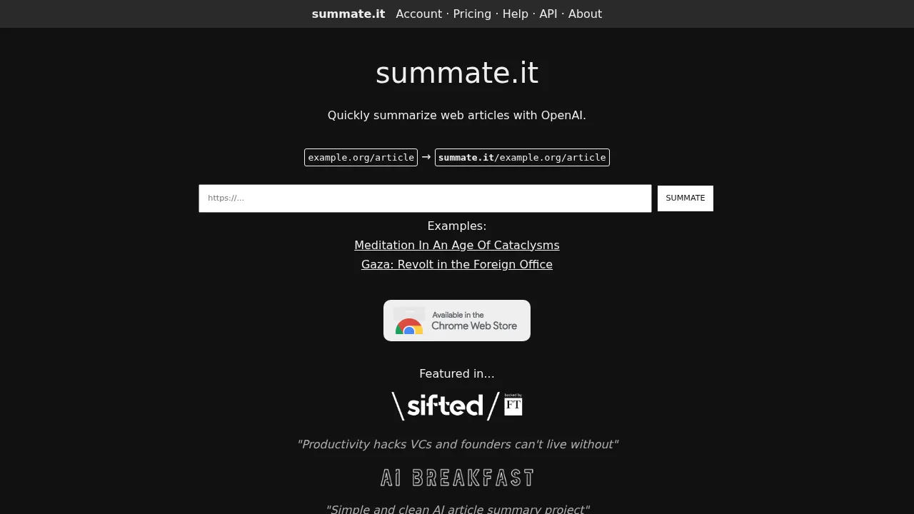 Summate screenshot 1