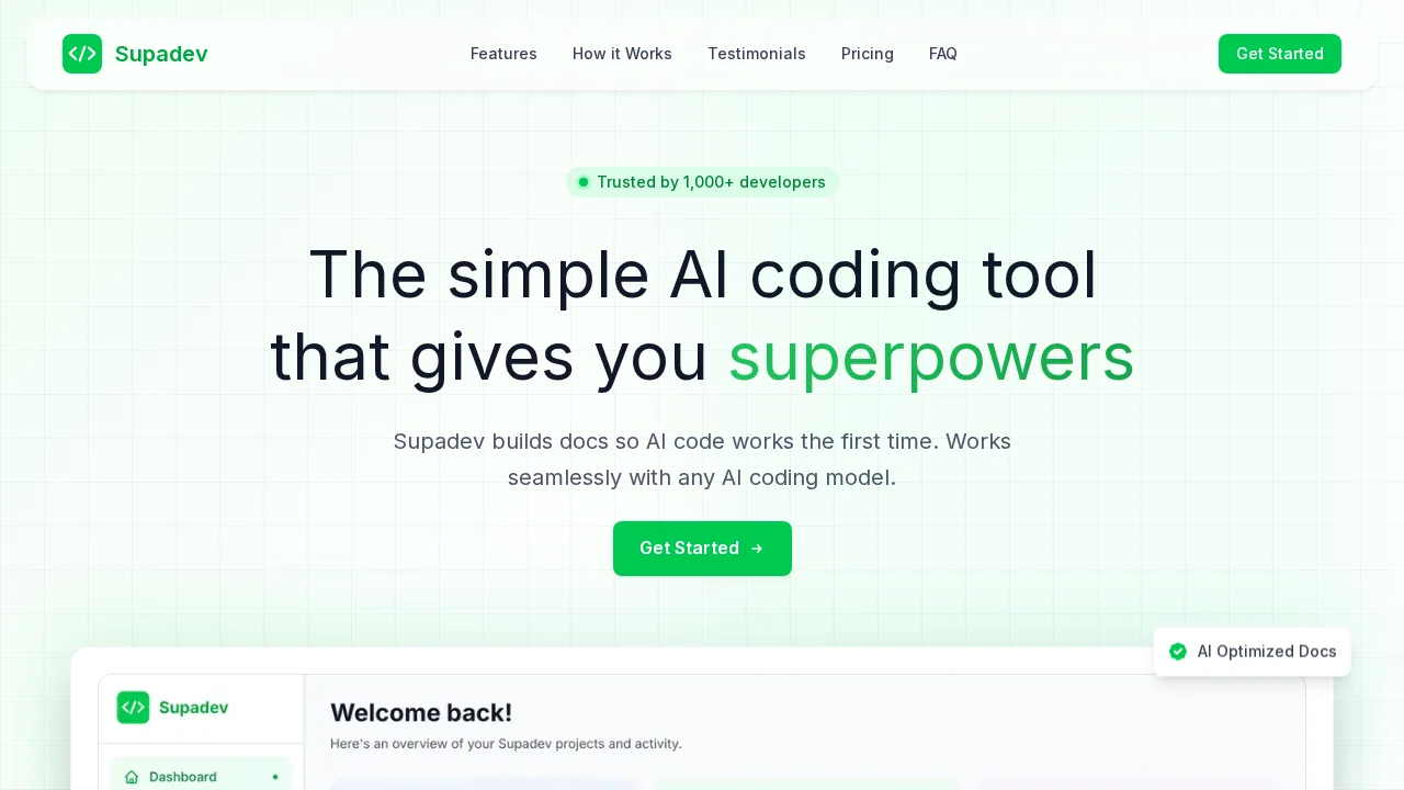 Supadev screenshot 1