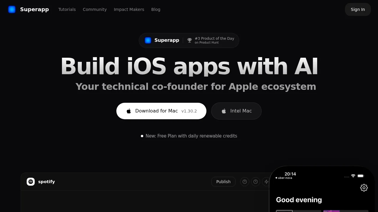 Superapp screenshot 1