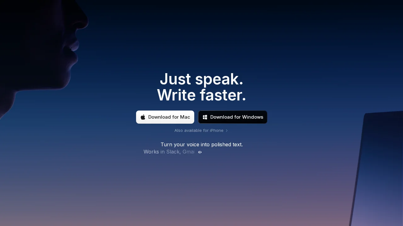 Superwhisper screenshot 1