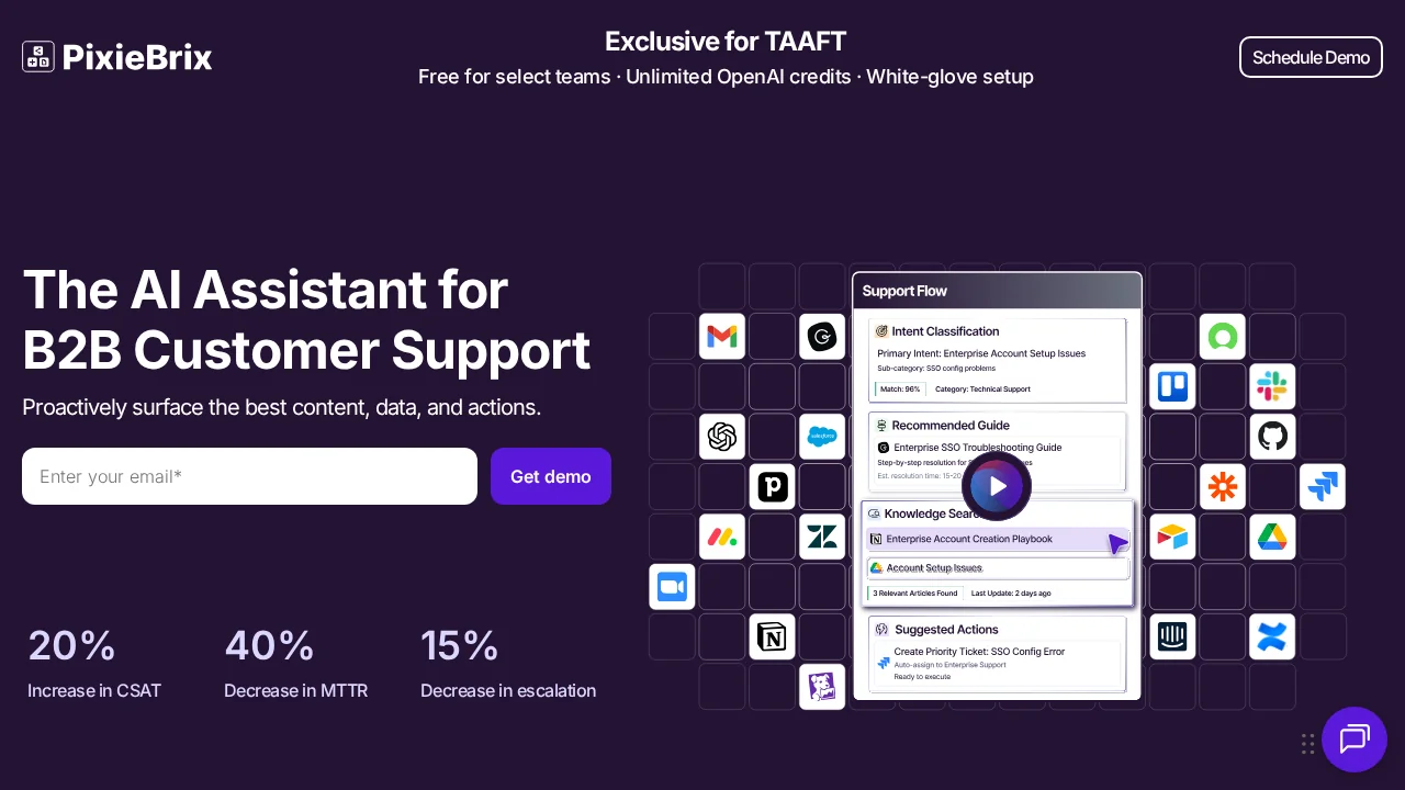 Support Flow screenshot 1