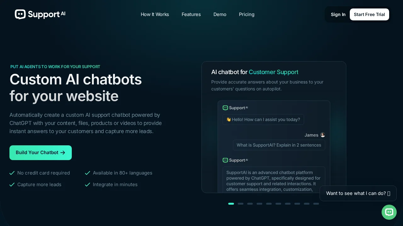 SupportAI screenshot 1