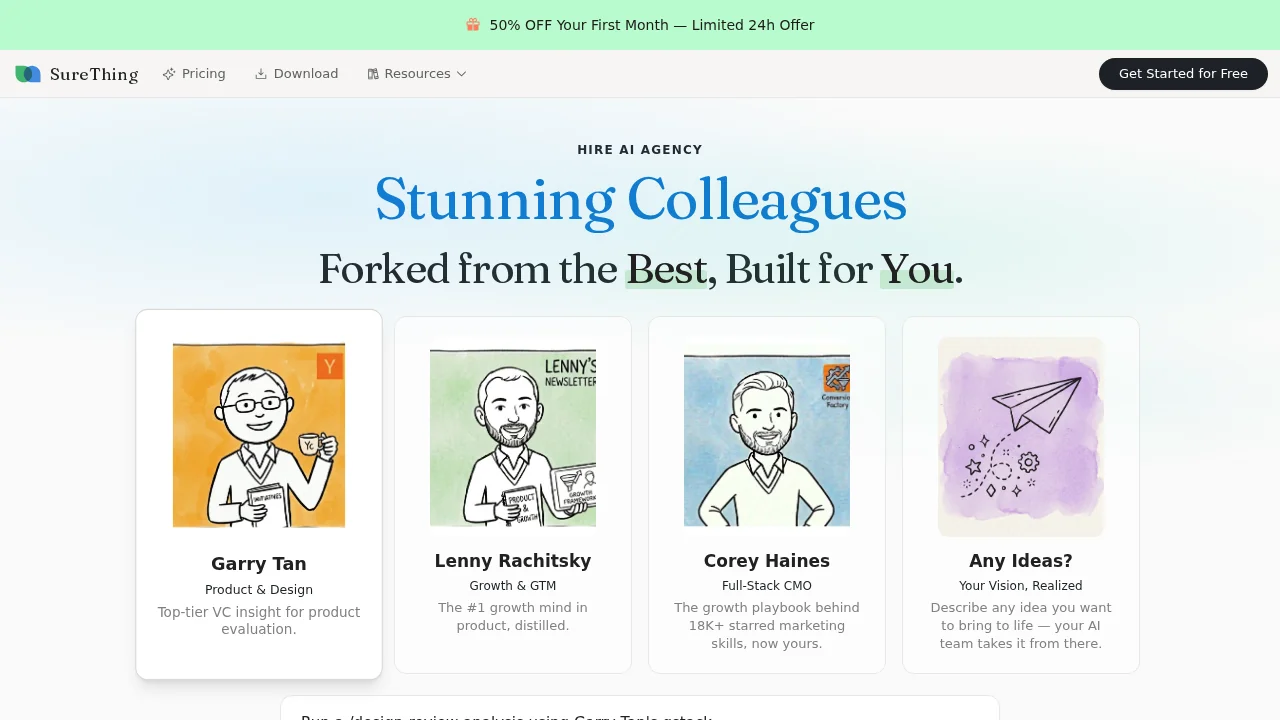 SureThing.io screenshot 1
