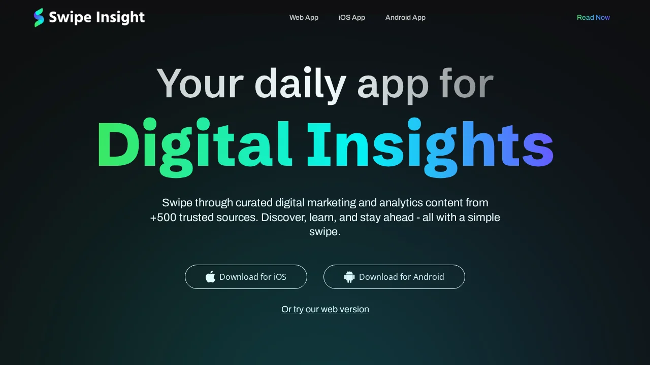Swipe Insight screenshot 1